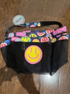 Top Trenz Black Mesh Toiletry Bag - perfect for camp